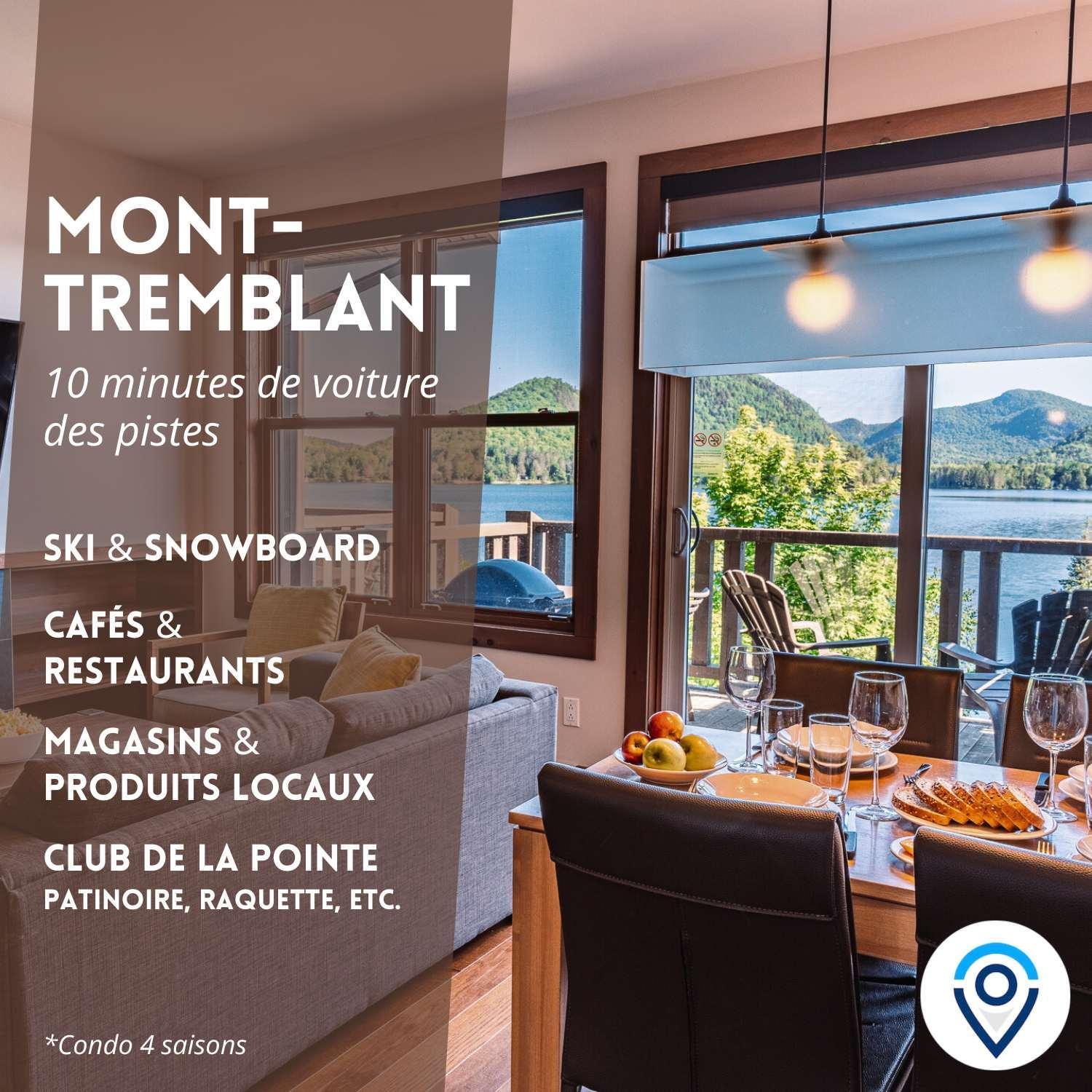 Lakefront Mountain View - Resort Loft ลัค-ซุแปร์ริเออร์ ภายนอก รูปภาพ